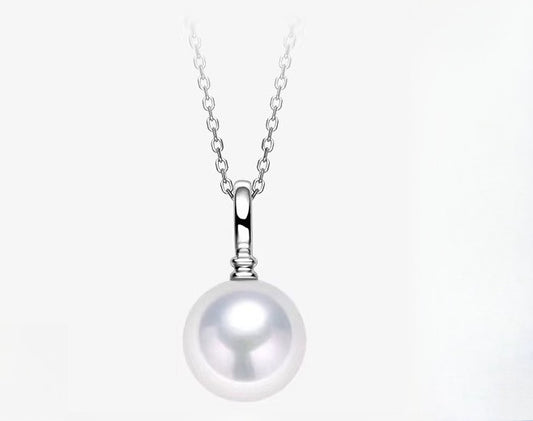 Edison Pearl Pendant 18K Gold Versatile Clasp Necklace Freshwater Pearl Clavicle Chain Stackable Jewelry Premium Feel