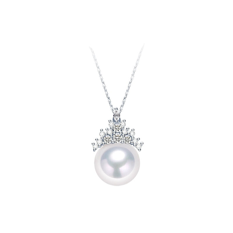 Edison Pearl Pendant Ice Queen Necklace S925 Silver Freshwater Pearl Choker Elegant Jewelry Gift for Girlfriend